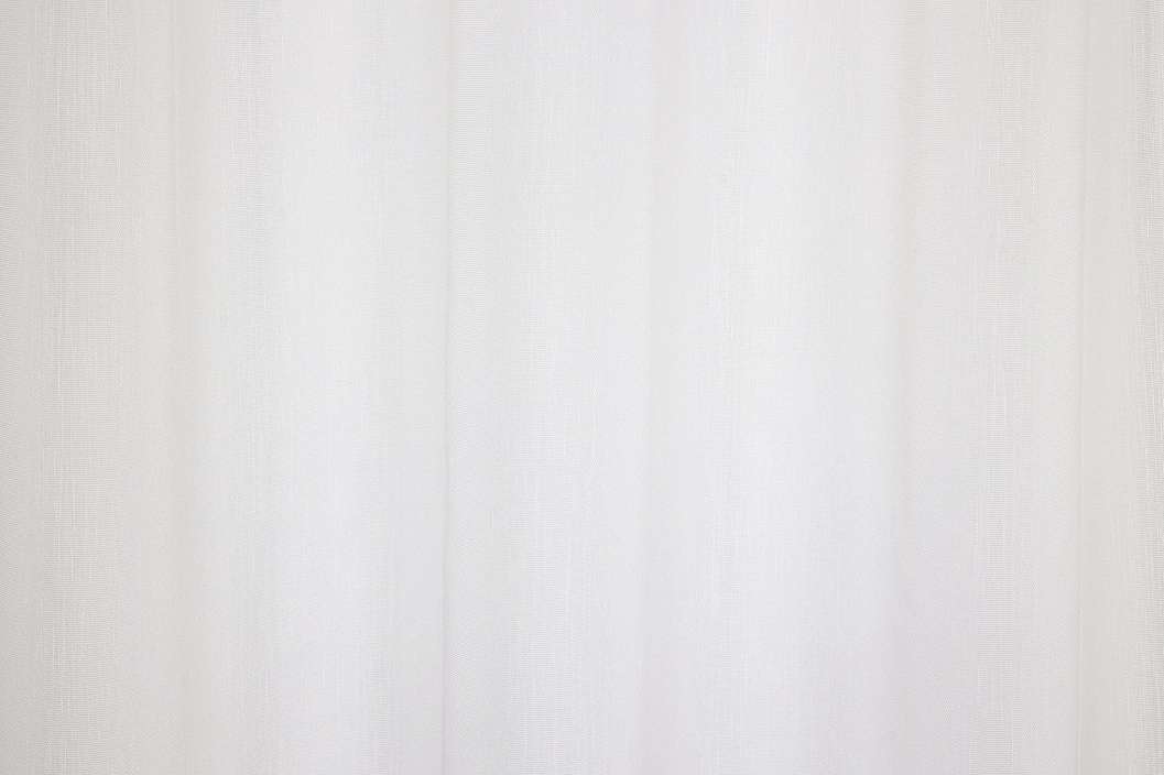 Anyagában csíkos mintás egyszínű függöny textil ecrü színben