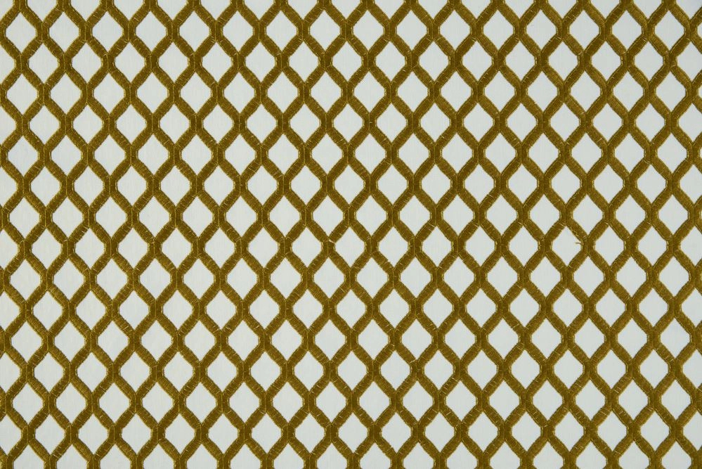 Arany sárga és fehér geometria mintás design függöny textil