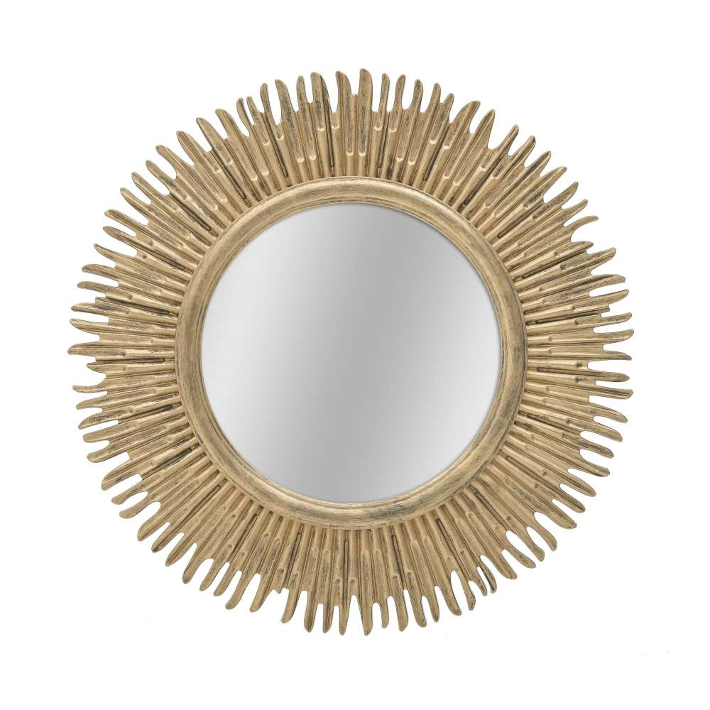 Arany színű design tükör