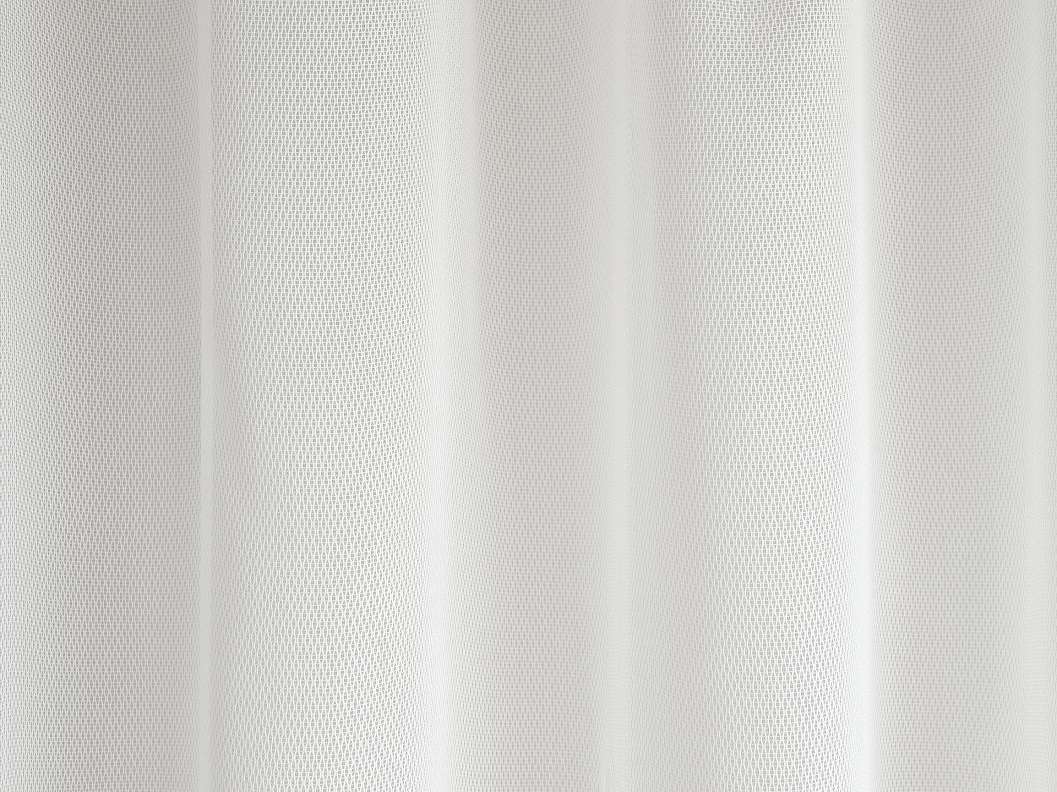 Fehér színvilágú apró geometria mintás design függöny textil