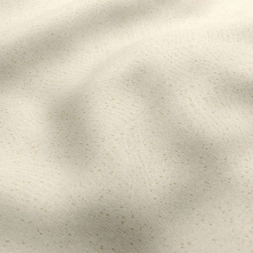 Levél mintás sötétítő függöny textil világos beige színben 300cm magas
